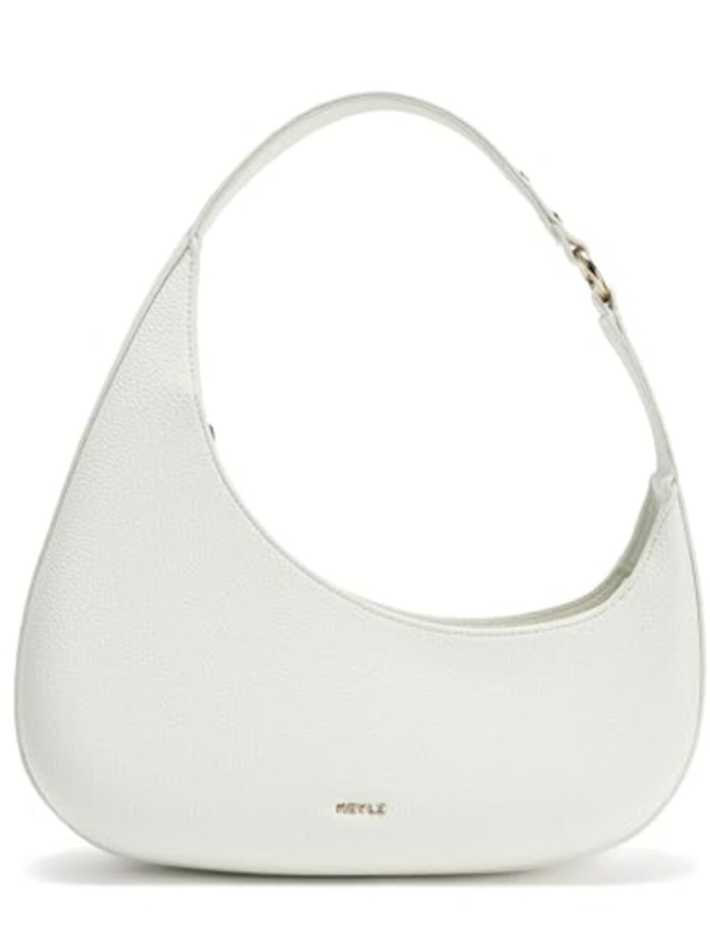 PU Leather Shoulder Bag Hobo Handbag Lightweight Zipper Clutch